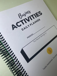 Thumbnail for Business Activities Daily Planner